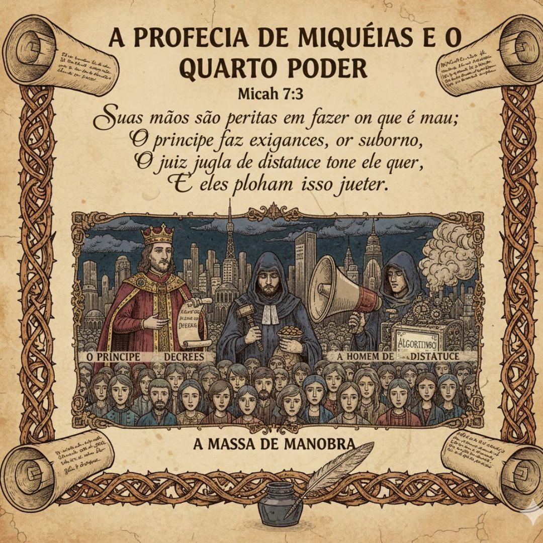 O "Homem de Destaque": A Profecia de Miqueias que Desmascara a Mídia